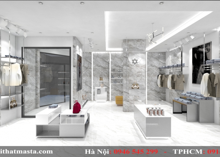 THIẾT KẾ SHOP THỜI TRANG - ANH ĐẠT